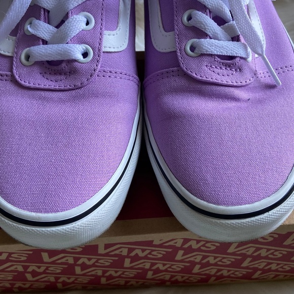 Vans Ward Canvas Lavender Women's Sneaker Skate Shoes, Size 10 - Picture 2 of 8